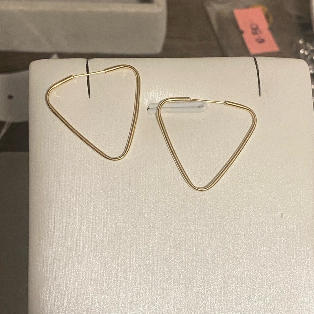 Real 18K Saudi Gold Earrings